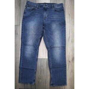 Old Navy Jeans Blue Straight Leg Pockets Men’s Size 38x32
